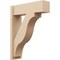 Ekena Millwork 8-in W x 26-in D x 34-in H Funston Block Rough Cedar Woodgrain TimberThane Outlooker, Primed Tan OUTUR080X26X34FST44RCPR - alternate 1